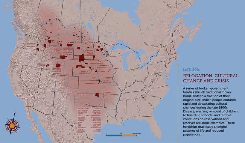 great plains indians map