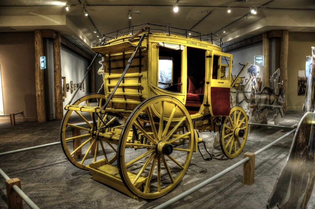 According to records, manufacture was begun and completed in 1867. Originally used as a hotel coach in Littleton, New Hampshire. Gift of Olive and Glenn E. Nielson. 1.69.2726