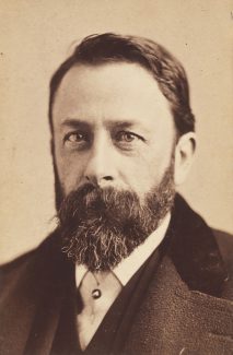 Napoleon Sarony, Portrait of Albert Bierstadt, ca. 1870. Albumen silver print, 4.625 x 3.3125 inches. National Portrait Gallery, Smithsonian Institution, Washington, DC. Gift of Larry J. West.