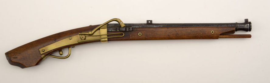 A Japanese matchlock pistol dating from 1750–1850. Buffalo Bill Center of the West, Cody, WY, USA; Gift of Olin Corporation, Winchester Arms Collection, 1988.8.1077