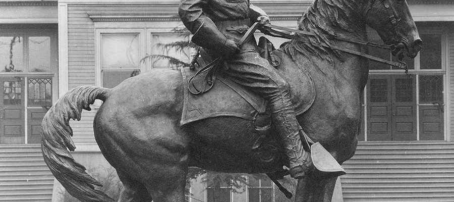 The completed statue was installed across the street from the Ladd School in Portland, Oregon, whose 800 students lobbied the site selection committee in favor of this location. P.242.1055