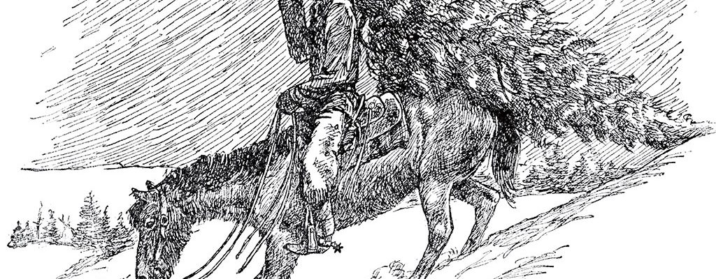 Will James sketch, undated. Willis McDonald IV Collection.