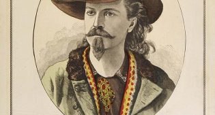 Poster for "Knight of the Plains," 1879. our-color lithograph, 20.875 x 12.625 inches. 1.69.38