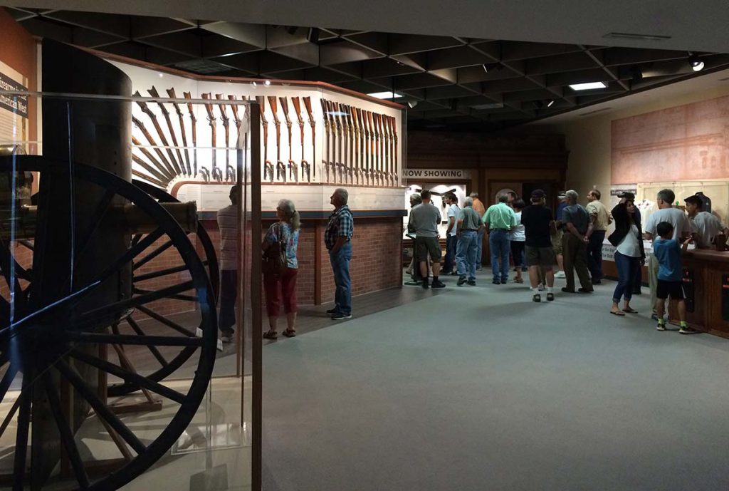 Pictured here are recent visitors to the Cody Firearms Museum pre-renovation. They are sure to marvel on their return visit to the "new" CFM.