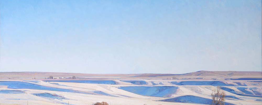 Josh Elliot (b. 1973). Morning Blue, n.d. Oil on linen. Museum Purchase from William E. Weiss Memorial Fund. 1.18