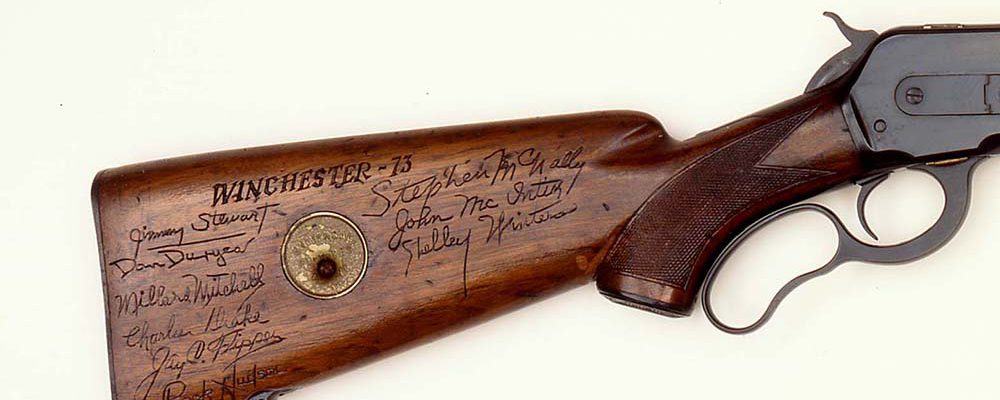 Herb Parson's Winchester 1871. 2003.15.16 (detail)