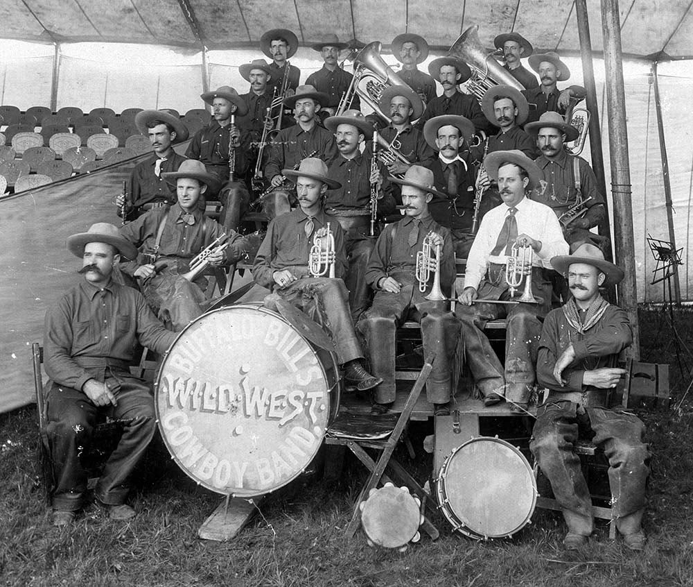 Buffalo Bill's Wild West Band, undated. MS 6 William F. Cody Collection. P.6.1775