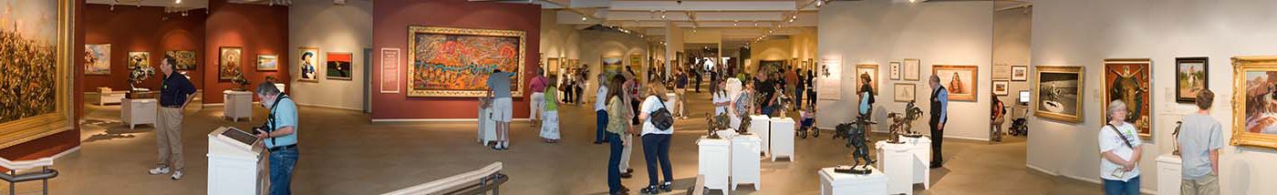 Panorama of the Whitney Museum on the day of its reopening in 2009.