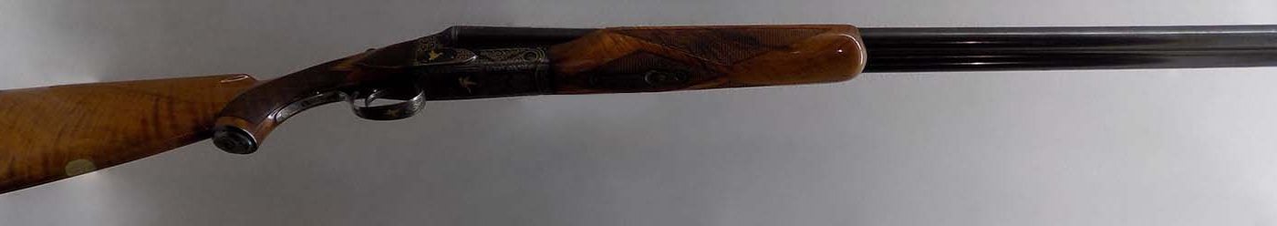 Winchester Model 21 Shotgun, 1973. Serial number 26352. Owned by James Doolittle. Gift of General James H. Doolittle. 1979.2.1