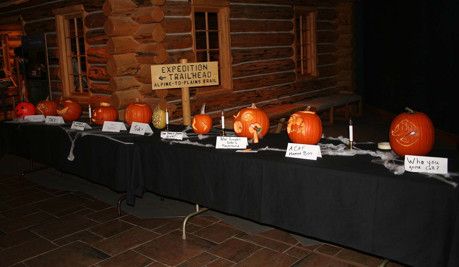 Entries in our Halloween pumpkin carving contest.