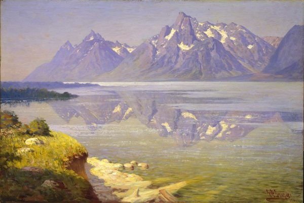 William R. Leigh (). "The Three Tetons," 1911. Oil on canvas. Gift of Michael Coleman (by exchange). 20.85