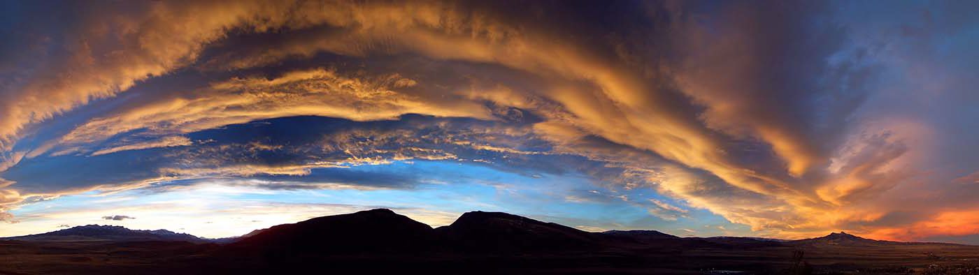 All-sky sunset. Photo by Mack Frost.