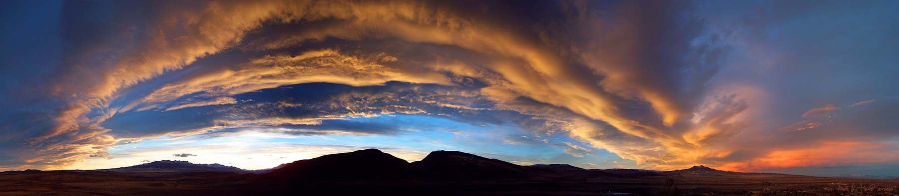 All-sky sunset. Photo by Mack Frost.