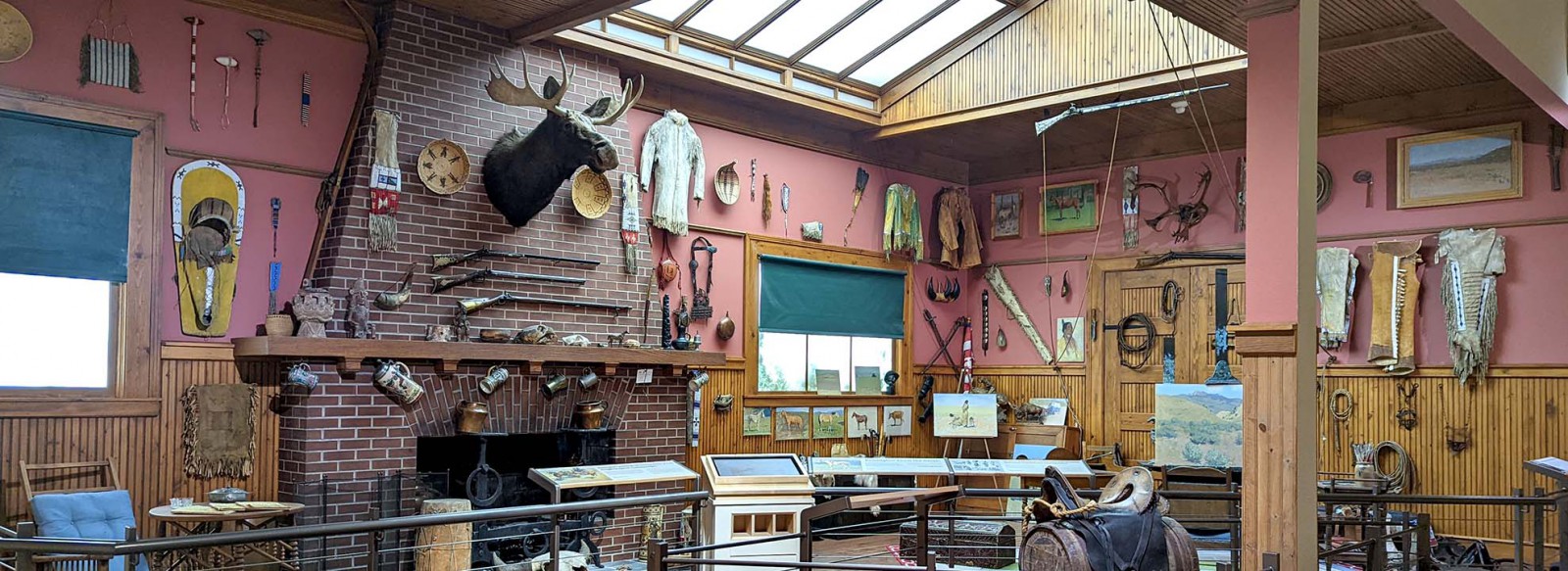 Frederic Remington Studio exhibit in the Whitney Western Art Museum