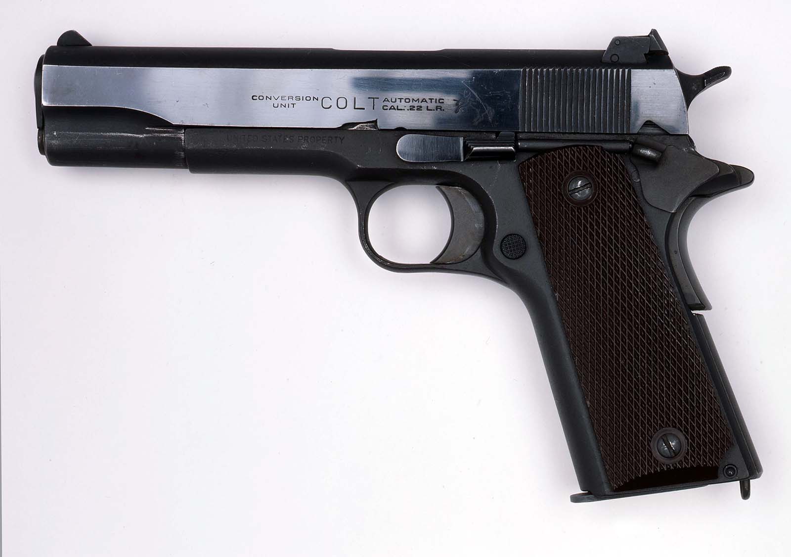 Colt 1911. Gift of Robert E. Turnquist. 2006.8.6a