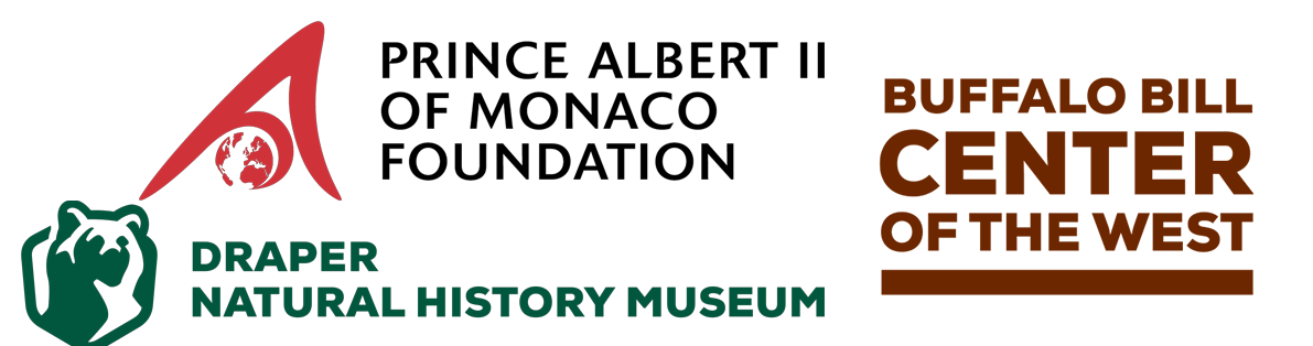 Prince Albert II of Monaco Foundation + Draper Natural History Museum + Buffalo Bill Center of the West logos